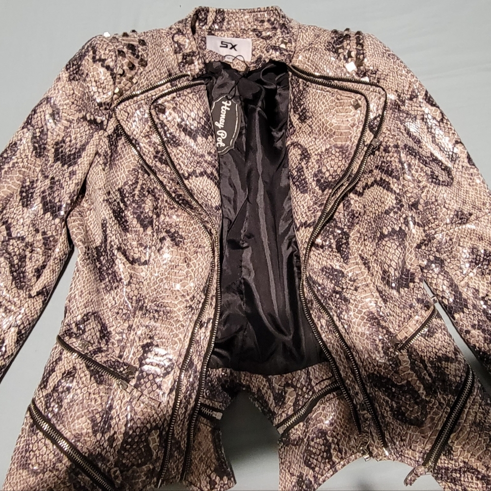 Snake skin jacket